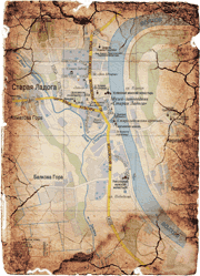 Интерактивная карта архитектурных памятников Старой Ладоги