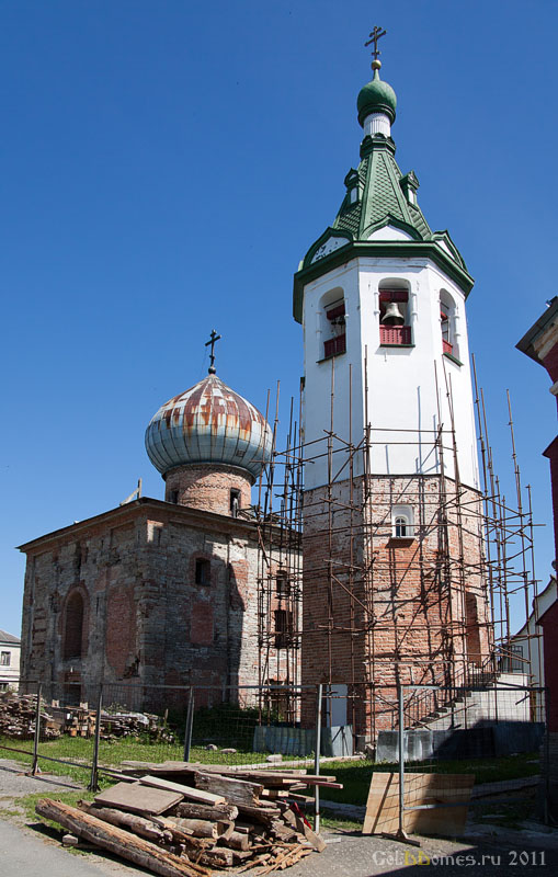 Старая Ладога,Никольский мужской монастырь,Собор Николая Чудотворца 1300г