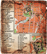Карта Сергиева Посада