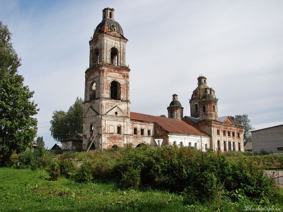 Большесельский район,Церковь Троицы живоначальной 1800 г